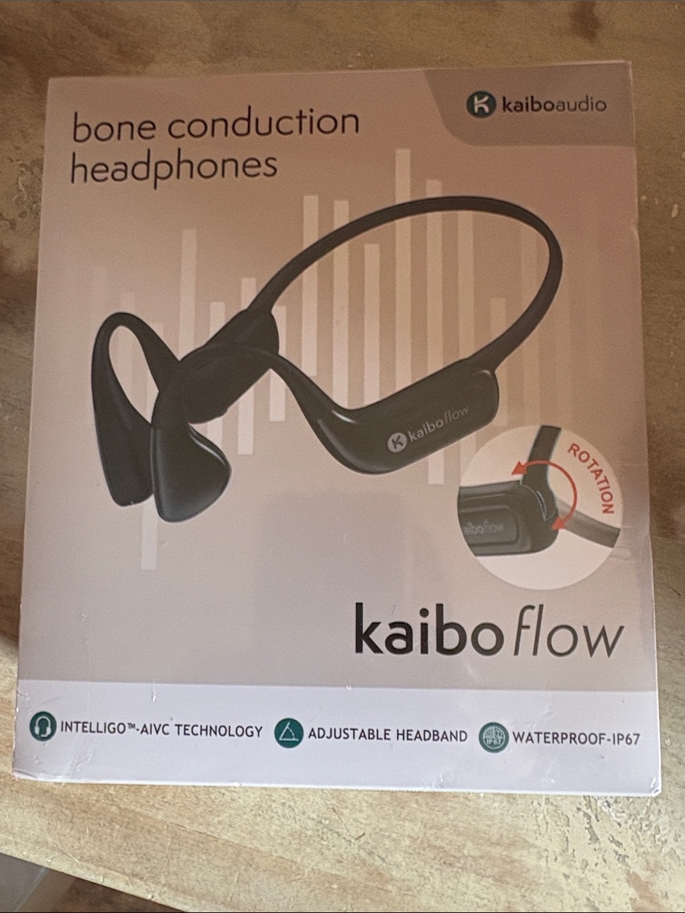 kaiboflow Bone Conduction Headphones - Black